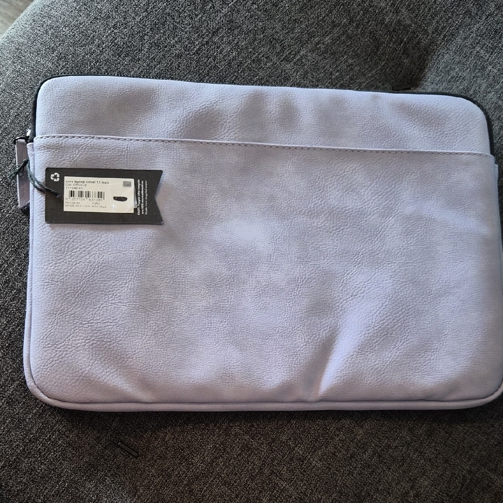 Stylish Gray TYPO Laptop Sleeve